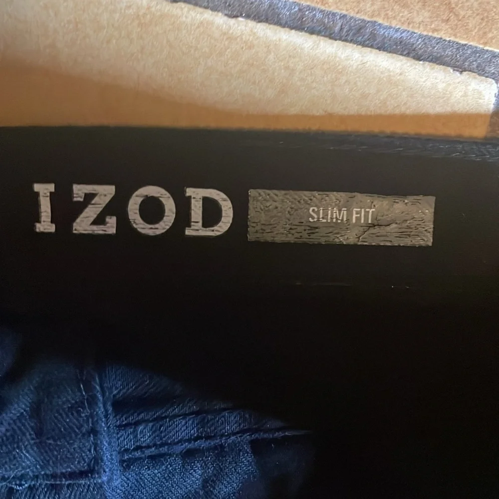 Izod black denim